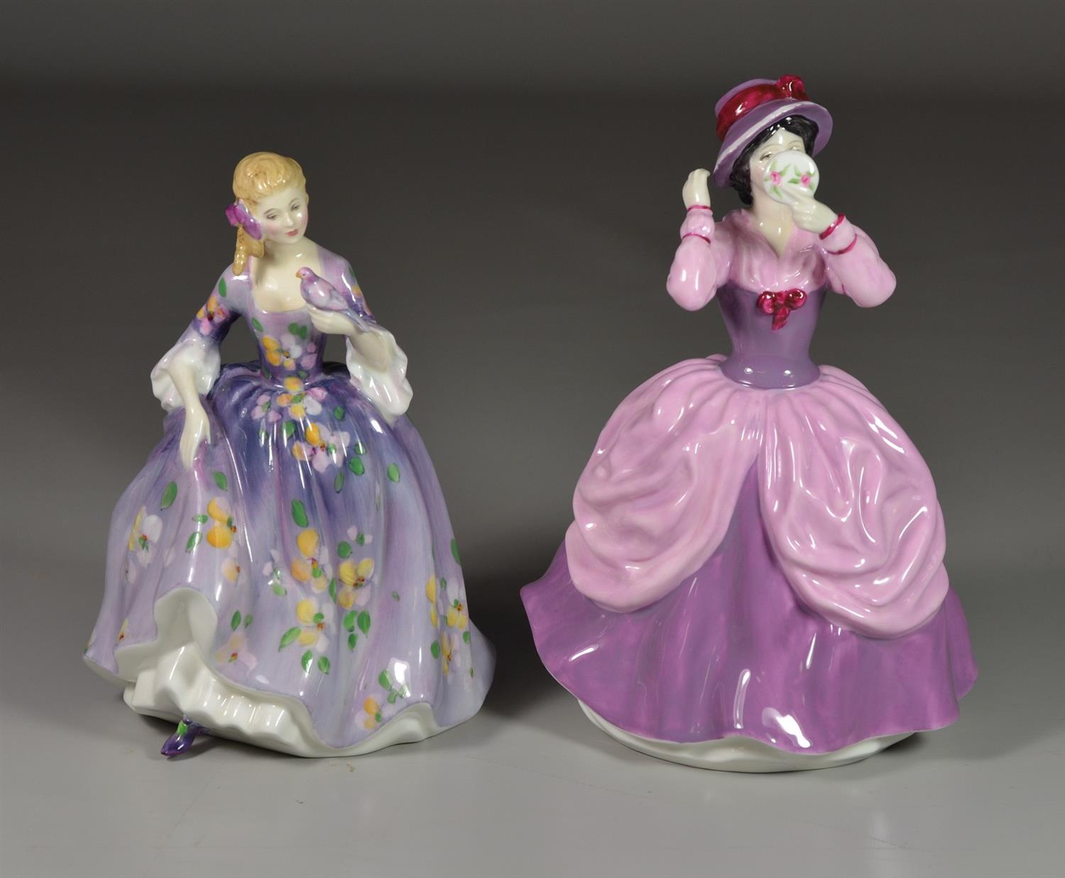 Appraisal: Royal Doulton bone china figurines Nicola HN Lady Pamela HN