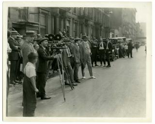 Appraisal: Houdini Harry Photograph of Houdini Supervising Movie Shoot Houdini Picture