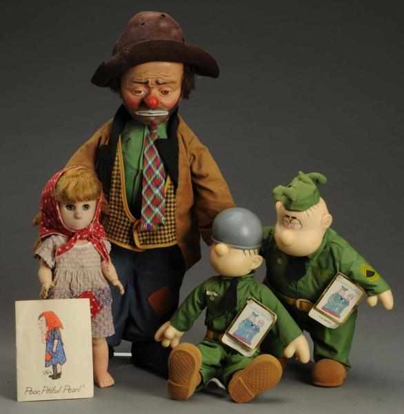 Appraisal: Lot of Character Dolls Vinyl Poor Pitiful Pearl in original