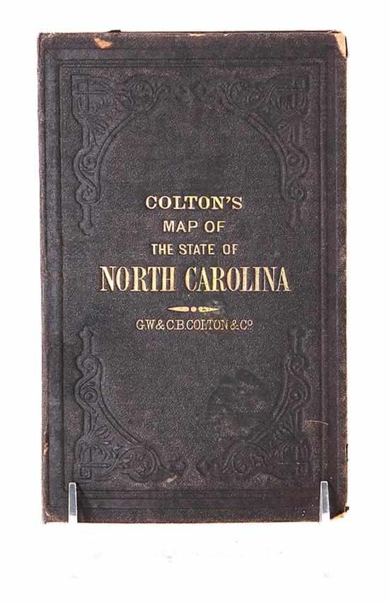 Appraisal: Travel maps of North and South Carolina consisting of COLTON'S