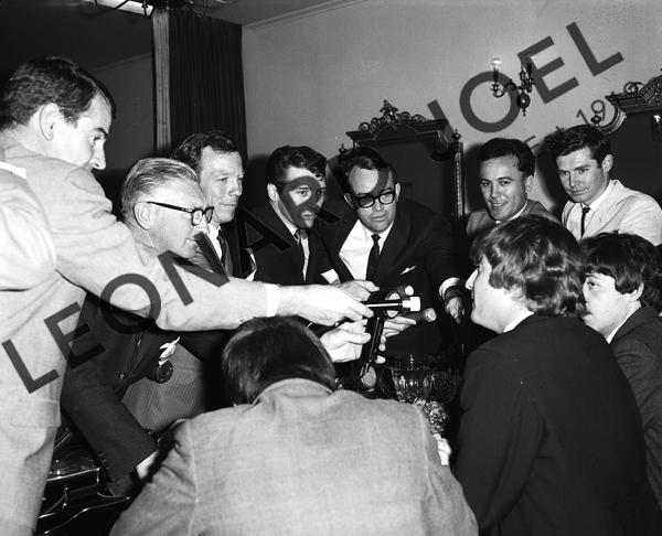 Appraisal: THE BEATLES DURING PRESS CONFERENCE photographer Brian Cotter Australian x