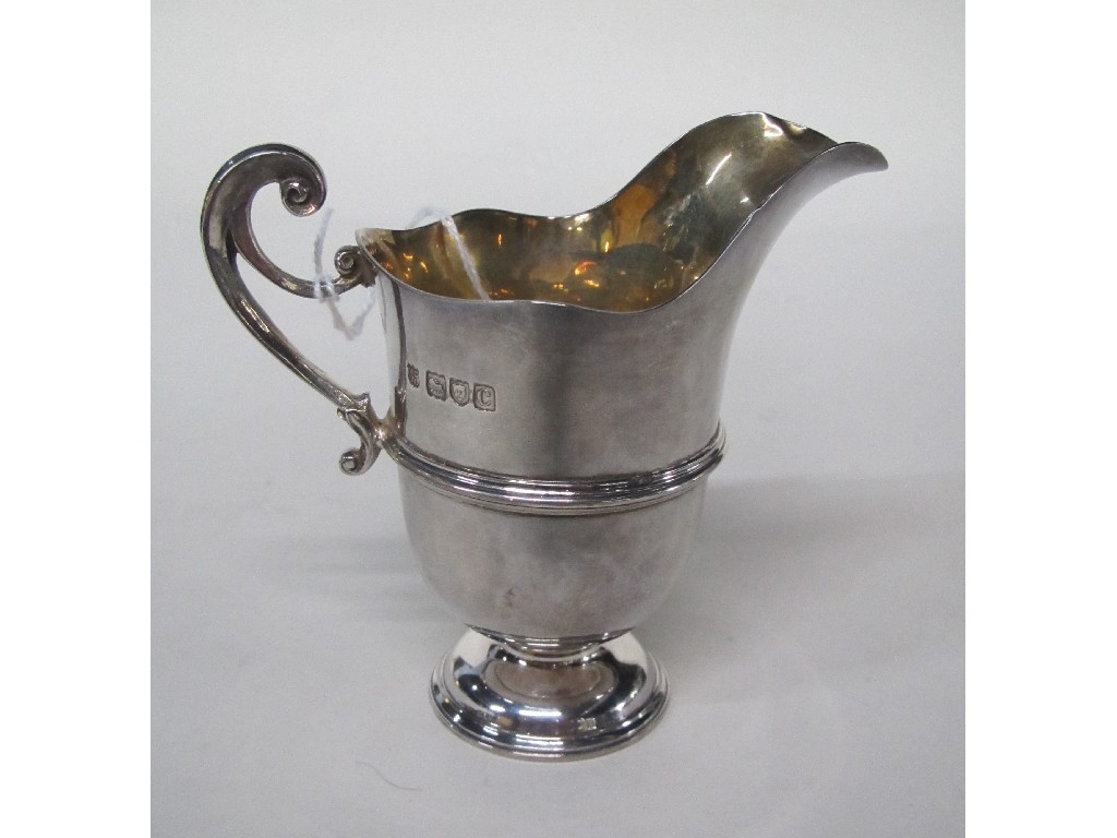 Appraisal: Silver cream jug London