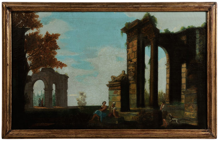 Appraisal: Italian School late th early th century Capriccio View With