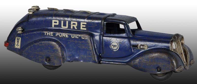 Appraisal: Pressed Steel Metalcraft Pure Oil Tank Truck Toy Description ''