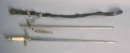 Appraisal: Lodge sword for Chestnut Hill LOL No presented to Joseph