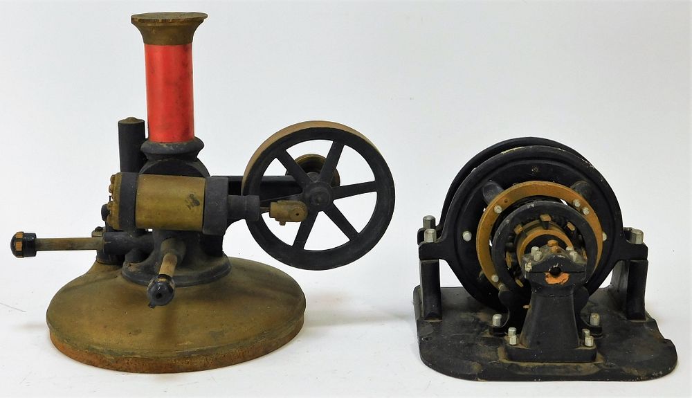 Appraisal: PC Motor and Pump Wood Models United States England Early