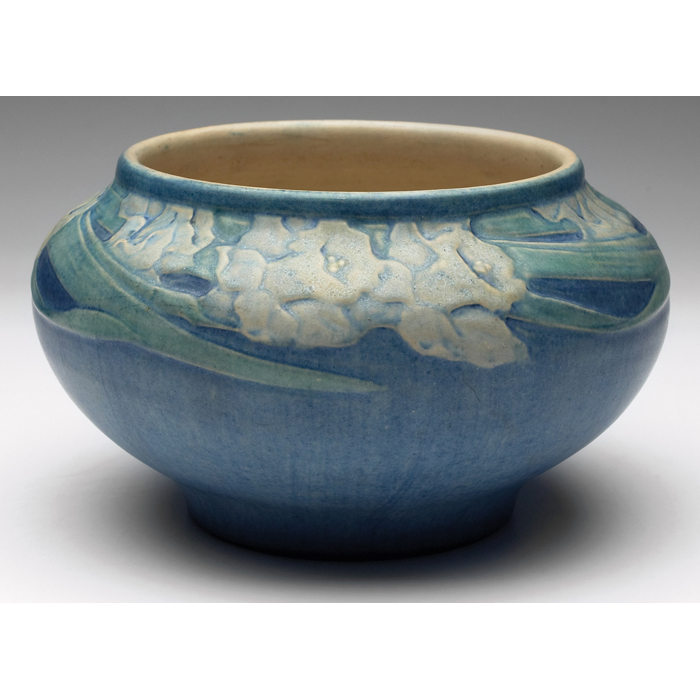 Appraisal: Newcomb College bowl carved and painted jonquil design executed by