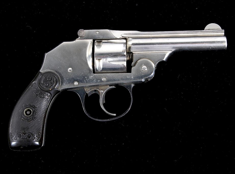 Appraisal: Iver Johnson Safety Automatic Hammerless Revolver This is an early