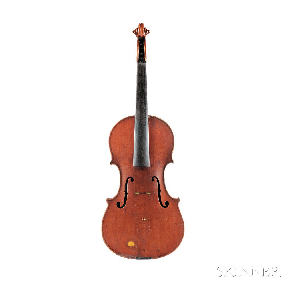 Appraisal: American Violin August Gemunder bearing the maker's internal stamp the