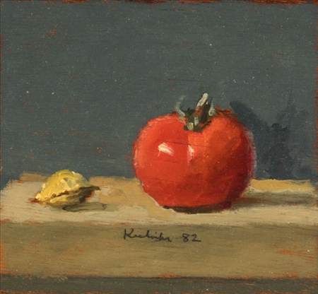 Appraisal: Robert Kulicke American b Still Life with Tomato Signed Kulicke