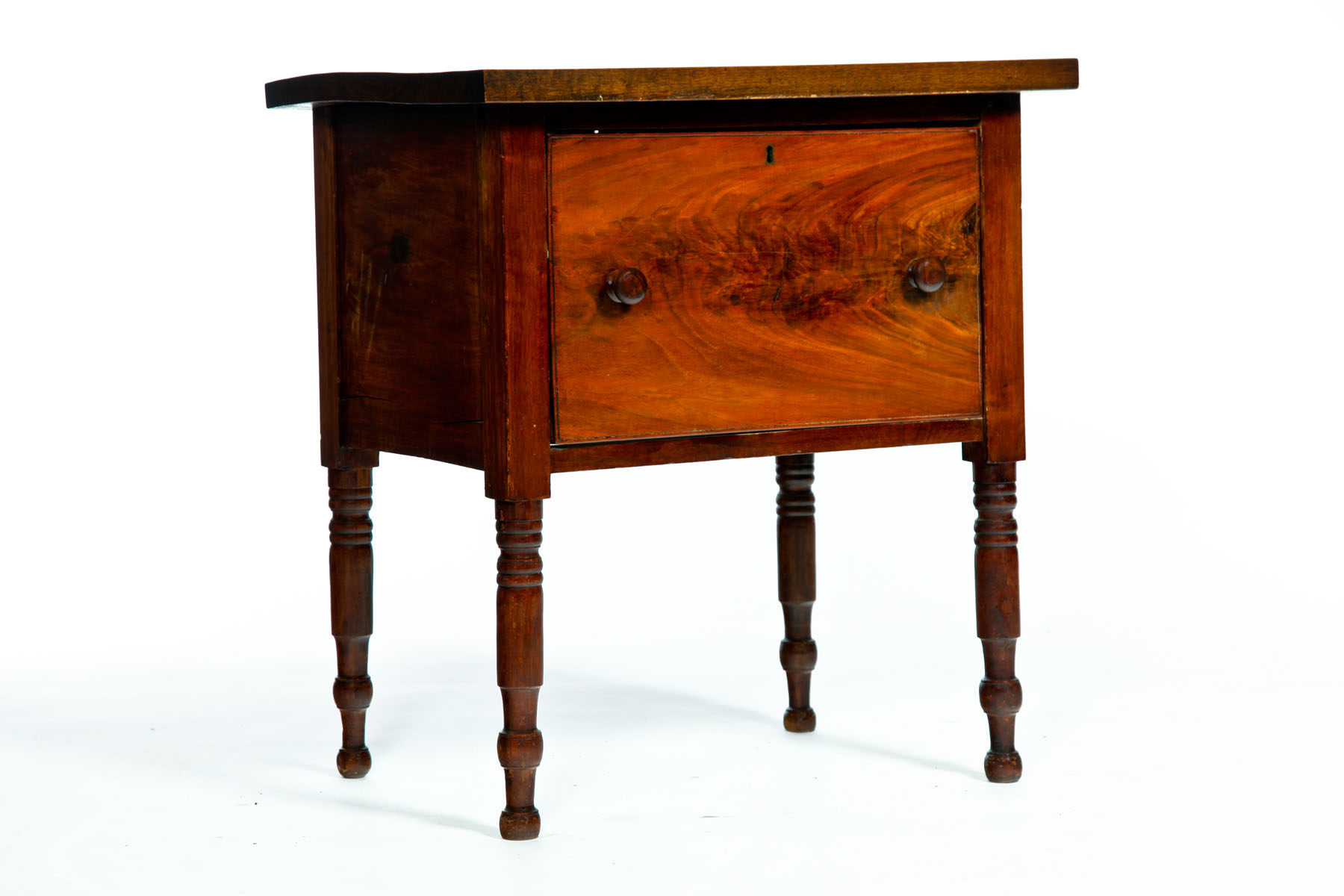 Appraisal: SUGAR TABLE Attributed to Tennessee - walnut and pine Deep