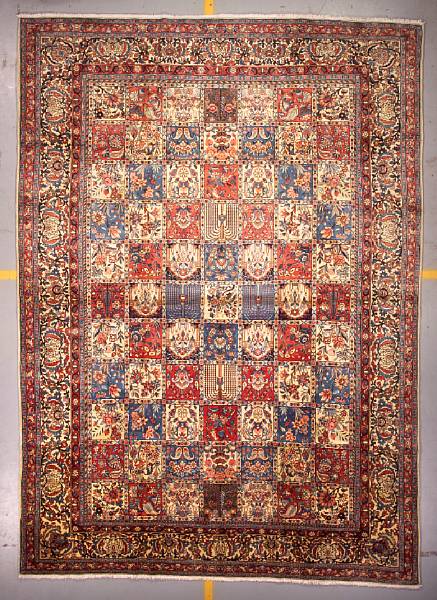 Appraisal: A Bakhtiari carpet size approximately ft in x ft in