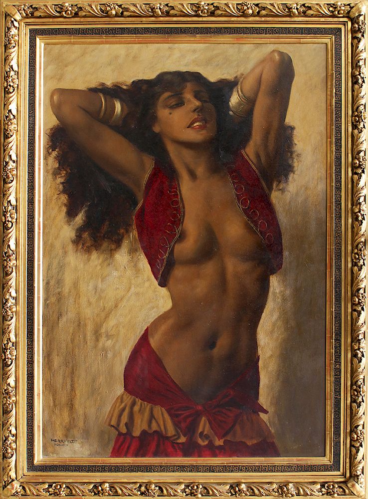 Appraisal: Marcel Rene Herrfeldt - Marcel Rene Herrfeldt - Oriental dancing