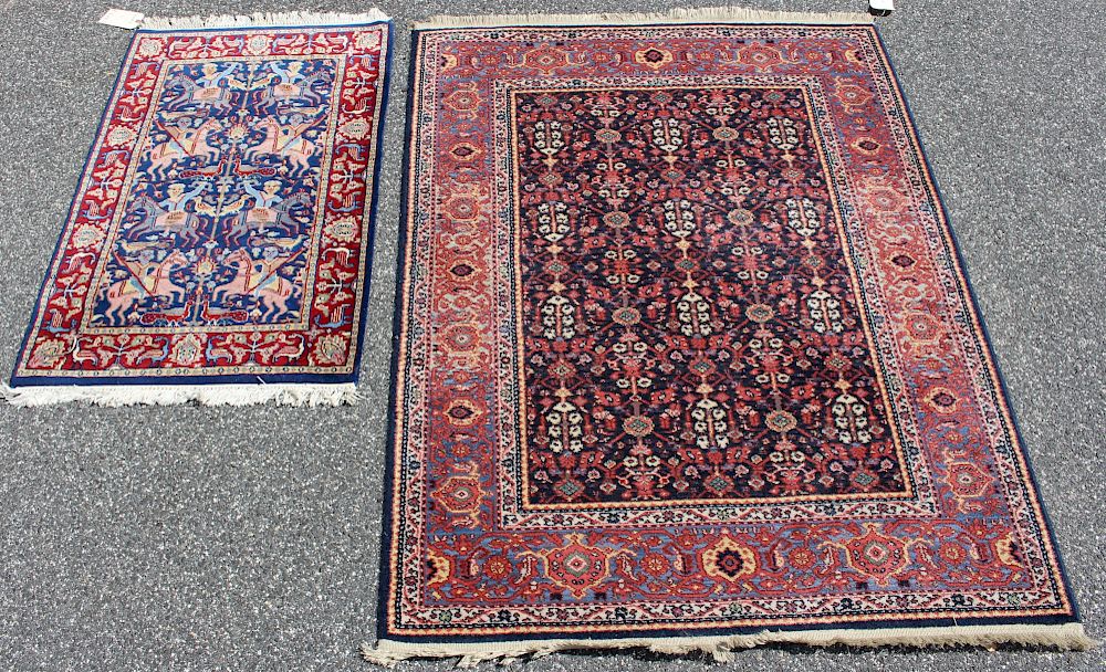 Appraisal: Karastan Rug '- x '- Tribal Rug '- x '-