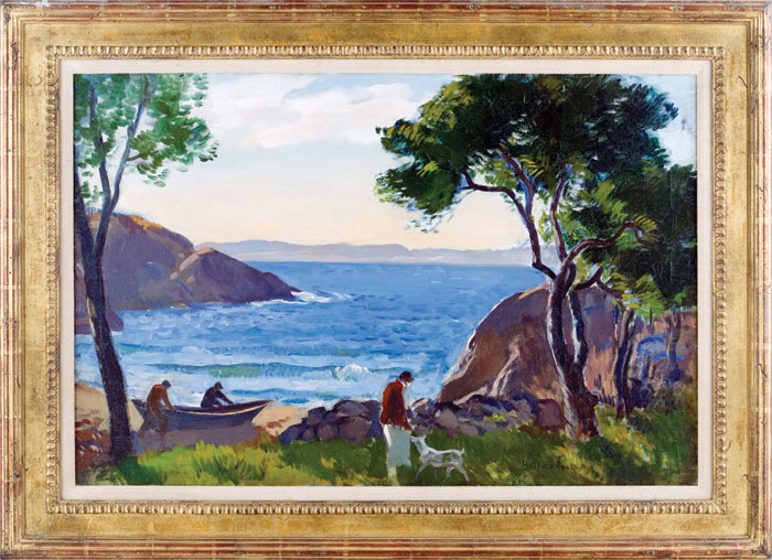 Appraisal: GIFFORD BEAL AMERICAN - PLUM COVE ANNISQUAM Oil on canvas