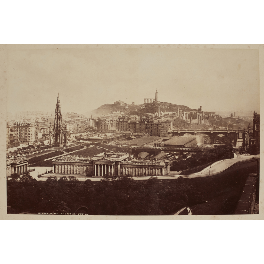 Appraisal: SCOTLAND - JAMES VALENTINE ALBUMEN PRINTS SHOWING SCOTTISH SCENERY DATED