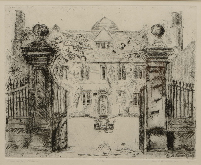 Appraisal: David Kennard British b Garsington Manor and Garsington East Front