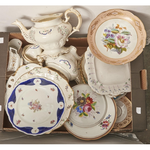 Appraisal: Miscellaneous Victorian porcelain tea and dessert ware mainly Staffordshire various