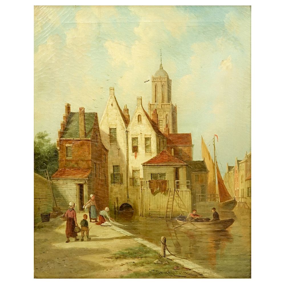 Appraisal: William Raymond Dommersen - William Raymond Dommersen Dutch - Oil