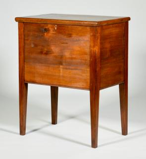 Appraisal: Kentucky Walnut Sugar Chest Kentucky walnut sugar chest with tapered