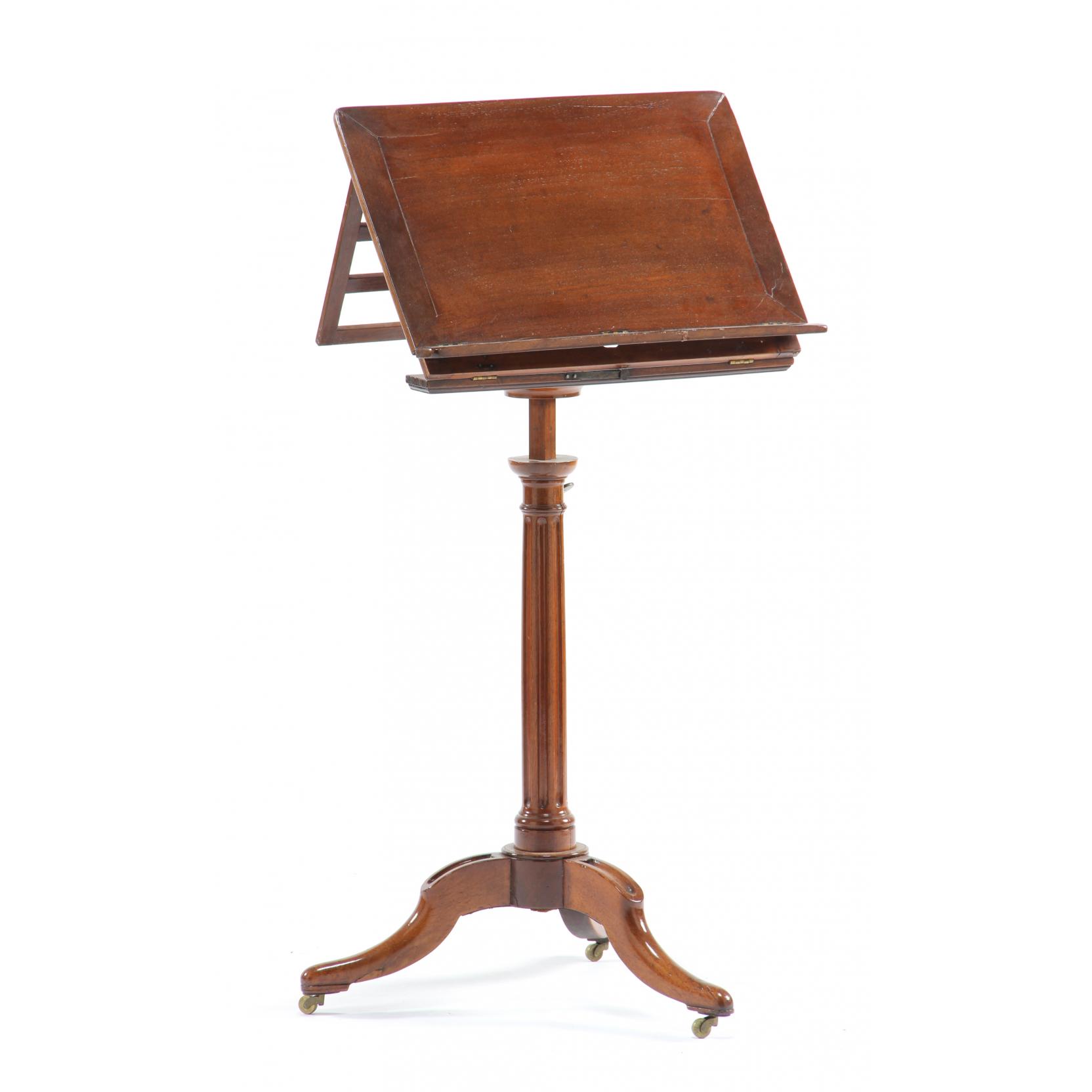 Appraisal: Louis XVI Fruitwood Music Stand circa with rotating and adjustable