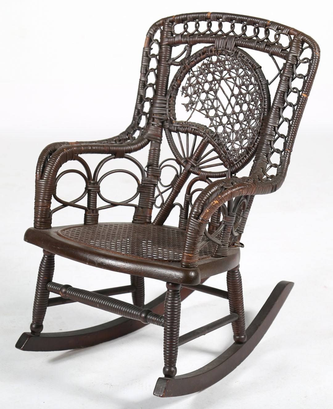 Appraisal: Child's wicker rocker Undernumber