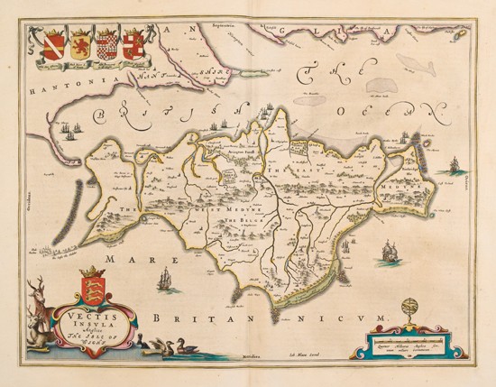 Appraisal: BLAEU WILLEM and JAN The Isle of Wight Garnsey Jarsey