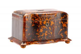 Appraisal: Regency Period Tortoise Shell Tea Caddy English late th early