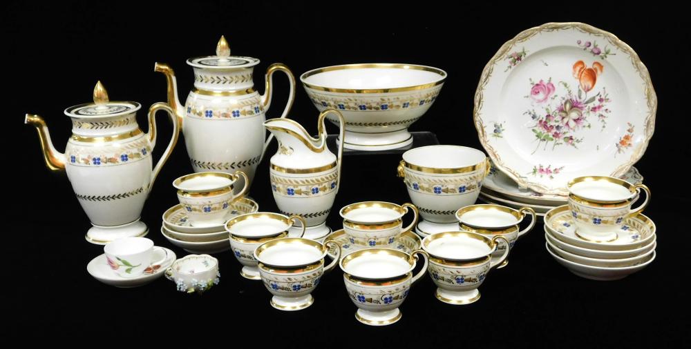 Appraisal: Meissen china etc and an unmarked tea set twenty-eight pieces