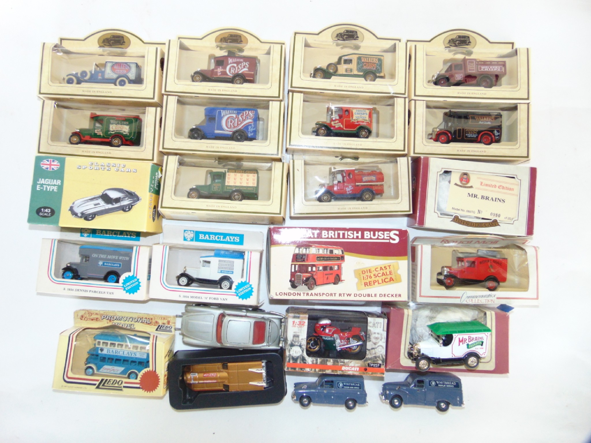 Appraisal: A collection of various boxed die-cast model vehicles to include