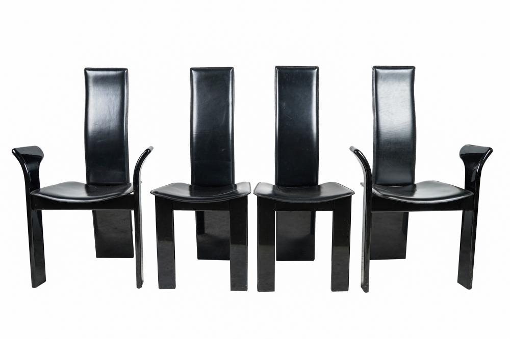 Appraisal: SET OF EIGHT PIETRO COSTANTINI DINING CHAIRSCondition with scuffs and