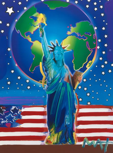 Appraisal: Peter Max German American b image x Peace on Earth