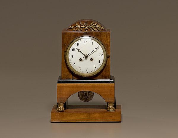 Appraisal: BIEDERMEIER SHELF CLOCK Continental first quarter th century A fruitwood