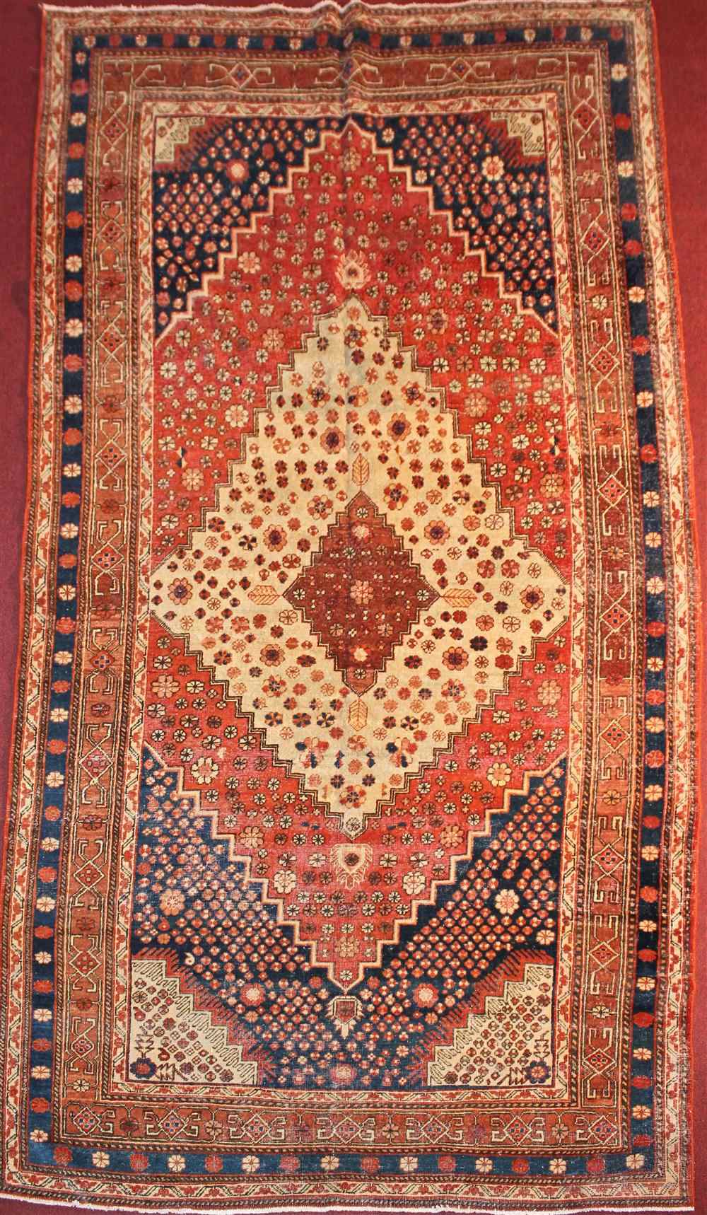 Appraisal: KHOTAN WOOL RUG approx ' '' x ' '' retail