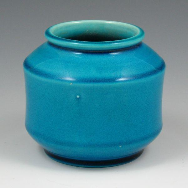 Appraisal: Rookwood vase from finished in blue gloss Marked with Rookwood