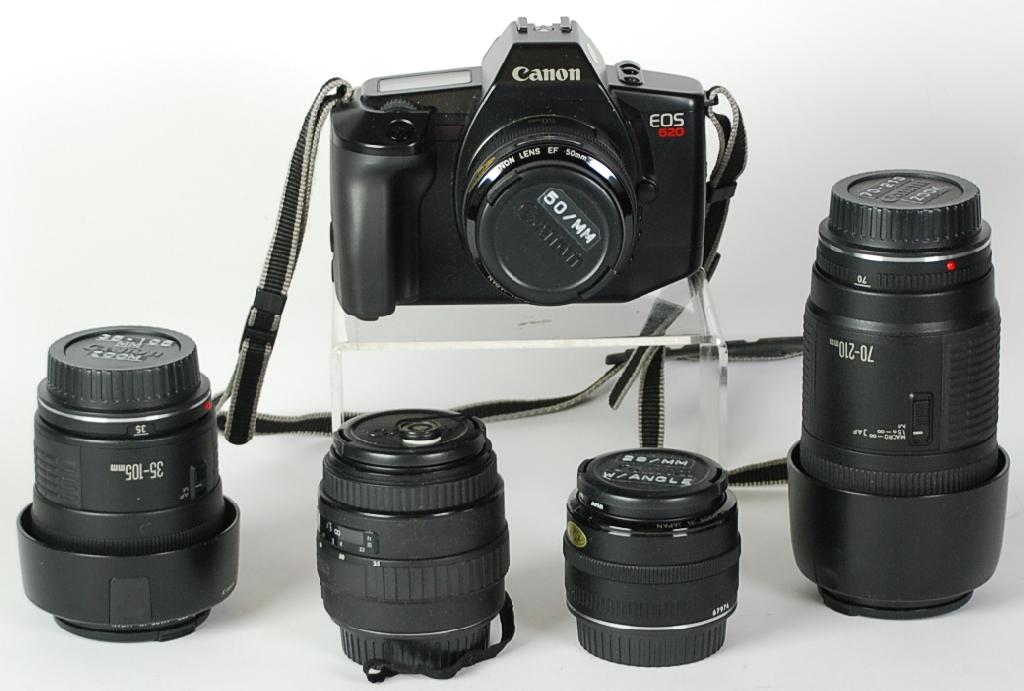 Appraisal: CANON EOS mm SLR CAMERA Canon mm AF lens Sigma