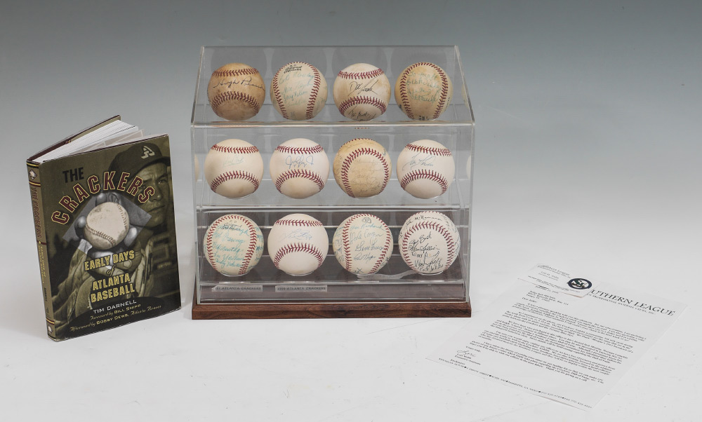 Appraisal: COLLECTION OF SOUTHERN ASSOCIATION SIGNED BASEBALLS baseballs total some team