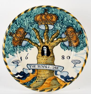 Appraisal: A Royal Collection Trust limited edition plate The Royal Oak