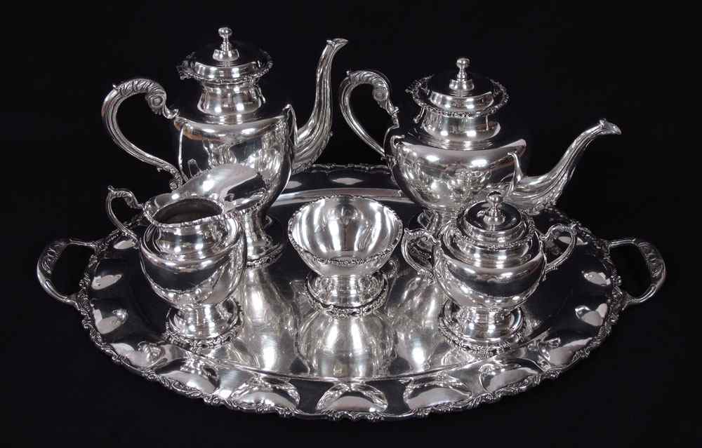 Appraisal: IMPORTANT MARGO DE MEXICO MEXICAN STERLING TEA SERVICE A rare