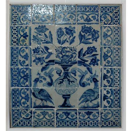 Appraisal: Delft Blue and White Tile Picture Estimate -