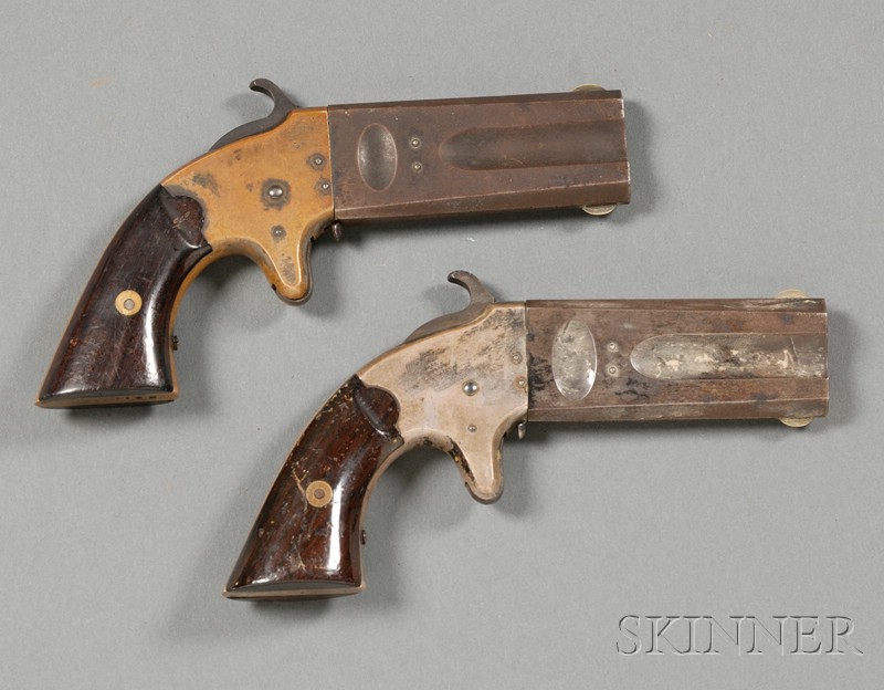 Appraisal: Two American Arms Double Barrel Over and Under Pistols one