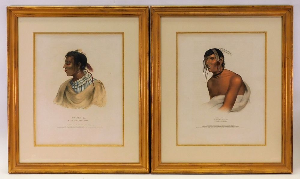 Appraisal: PR McKenney and Hall Native American Prints United States th