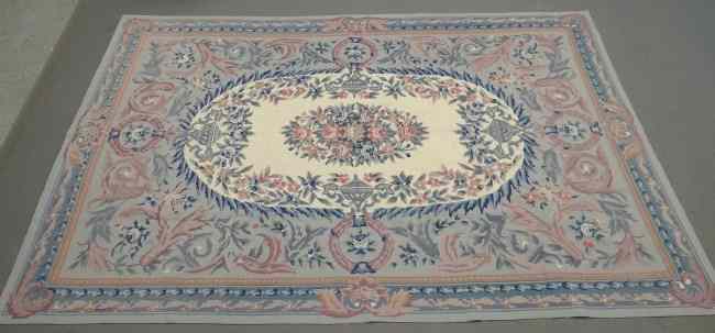 Appraisal: Aubusson type rug '' x ''