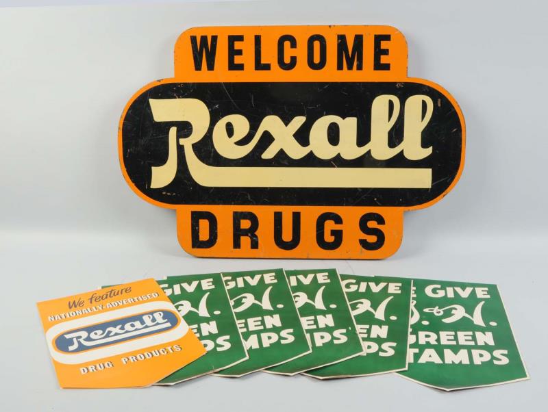 Appraisal: Lot Of Rexall S F Advertising Items This lot includes