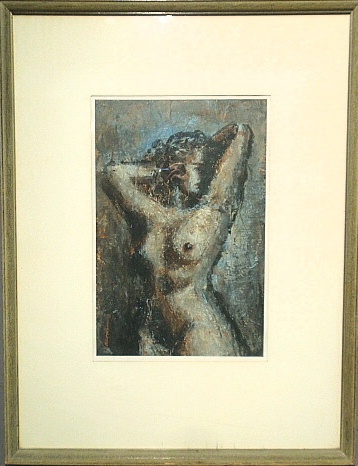 Appraisal: - Marzano Albert American b framed and matted modernist oil