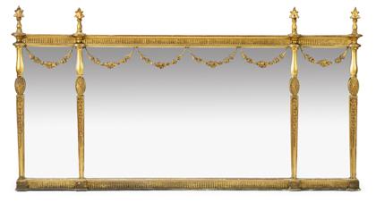 Appraisal: Federal-style giltwood over mantel mirror early th century