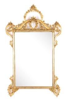 Appraisal: Italian Florentine Neoclassical Giltwood Mirror Italian mid to late th