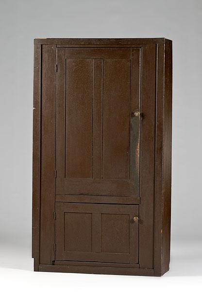 Appraisal: SHAKER BUILT-IN WALL CUPBOARD Attributed to North Union Community Cuyahoga