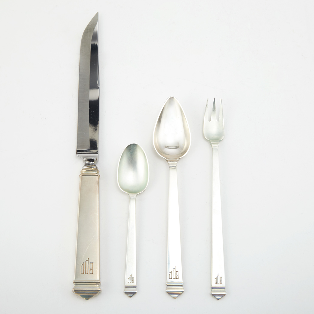 Appraisal: Tiffany Co Sterling Silver Flatware Service In the Hampton pattern