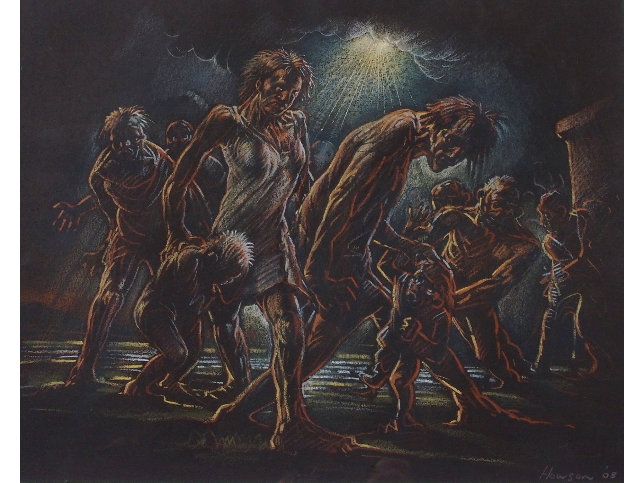 Appraisal: PETER HOWSON OBE Scottish b PERELANDRA AFTER THE COMING OF